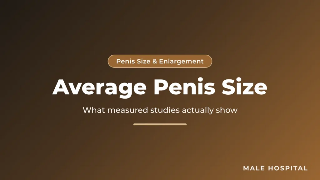Average penis size chart based on clinician-measured studies