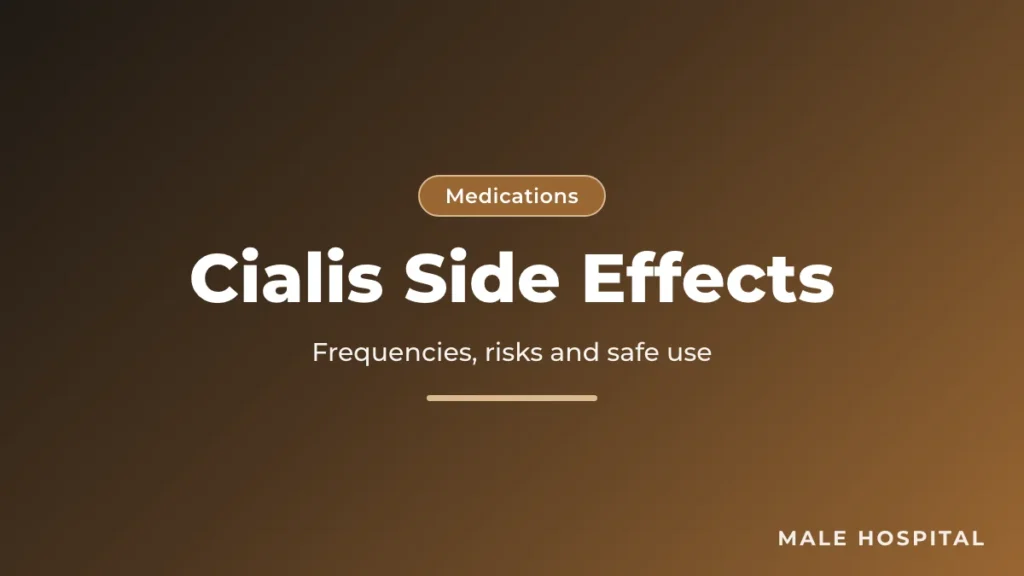 Cialis side effects: tadalafil common effects, serious risks and interactions