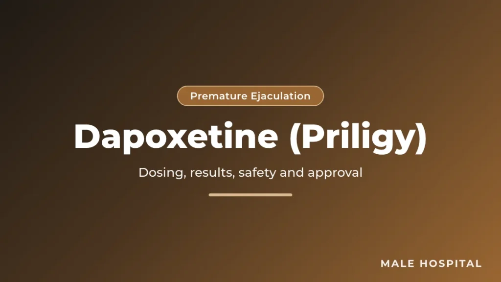 Dapoxetine (Priligy) guide: dosing, efficacy, side effects and approval status