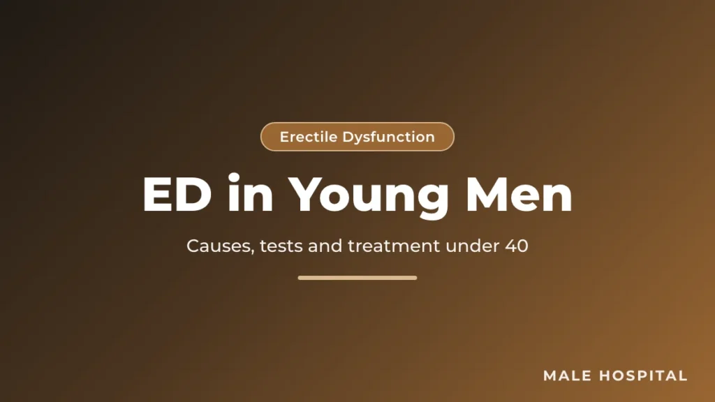 Erectile dysfunction in young men: causes, diagnosis and treatment for men under 40
