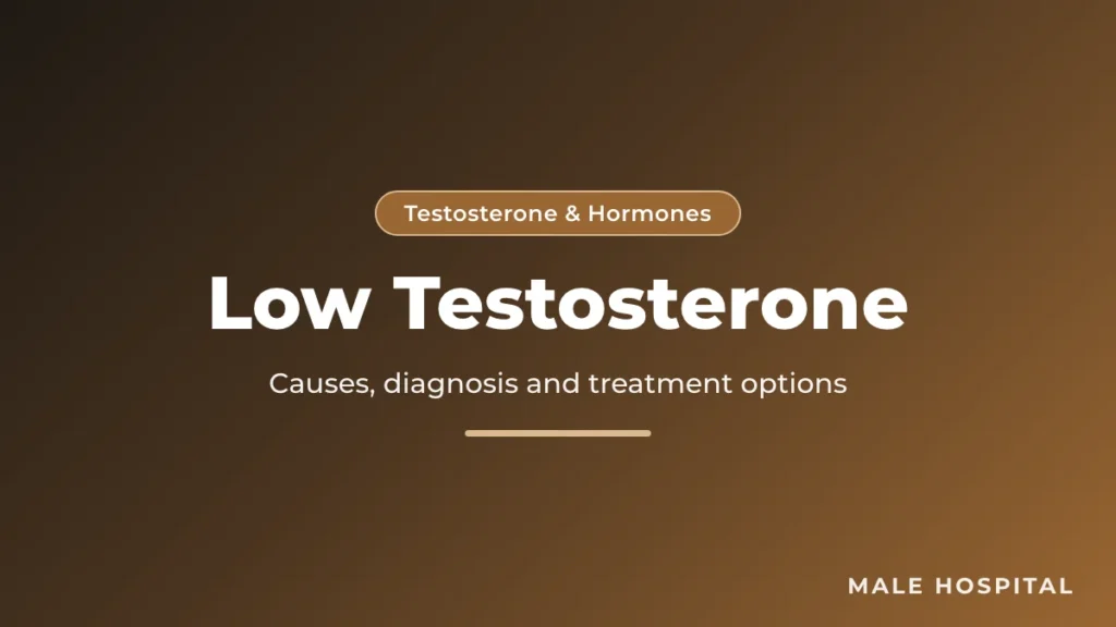 Low testosterone guide: male hypogonadism causes, diagnosis and treatment