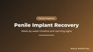 Penile implant recovery guide: week-by-week timeline, cycling, return to sex and infection warning signs
