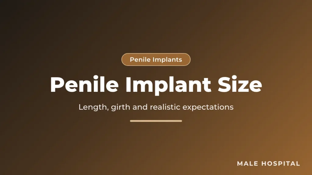 Penile implant size: length and girth after penile prosthesis surgery
