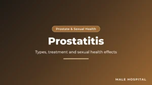 Prostatitis: NIH types, symptoms, treatment and effects on sexual function