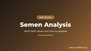 Semen analysis guide with WHO 2021 reference values