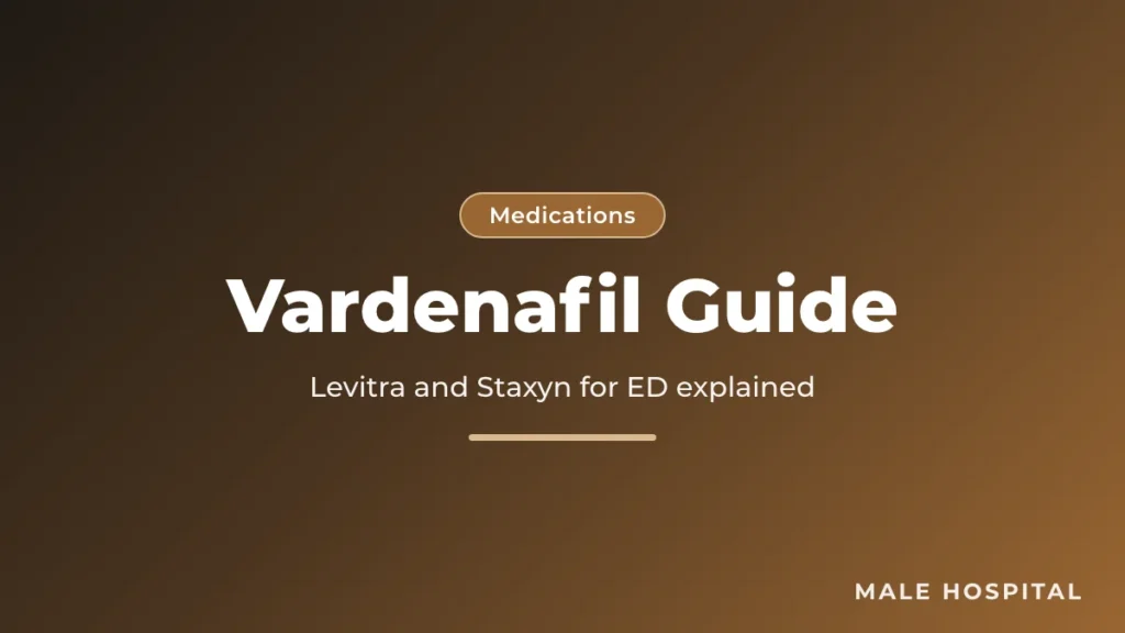 Vardenafil guide: Levitra film-coated tablets and Staxyn orally disintegrating tablets for erectile dysfunction