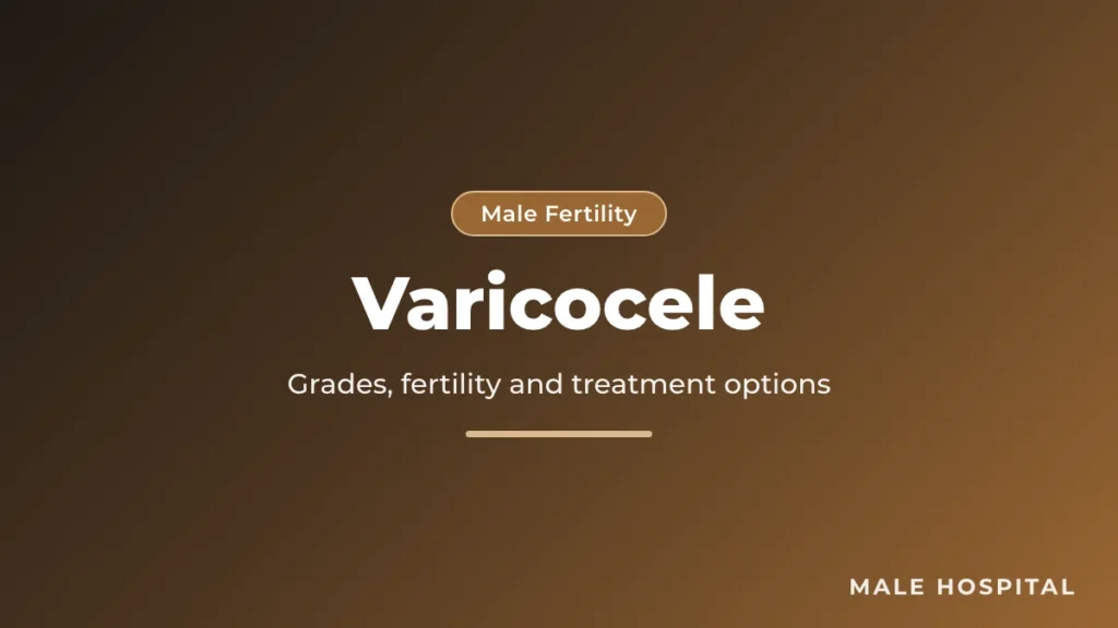 Varicocele causes, grades, fertility effects and treatment options