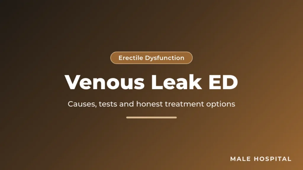 Venous leak erectile dysfunction: veno-occlusive mechanism, diagnosis and treatment