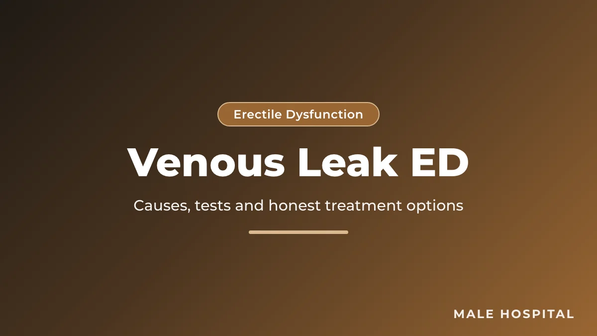 Venous leak erectile dysfunction: veno-occlusive mechanism, diagnosis and treatment