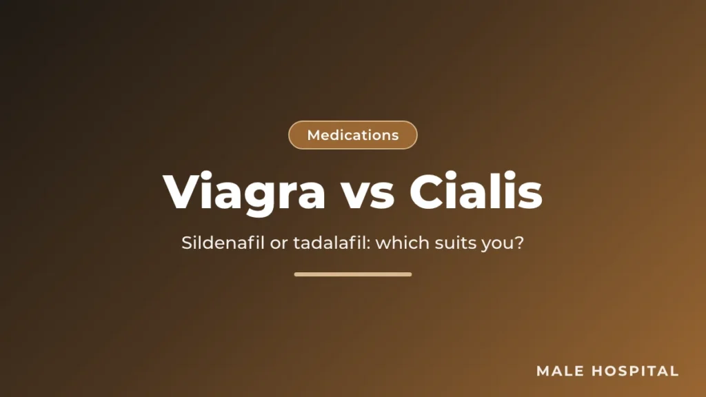 Viagra vs Cialis comparison of sildenafil and tadalafil for erectile dysfunction